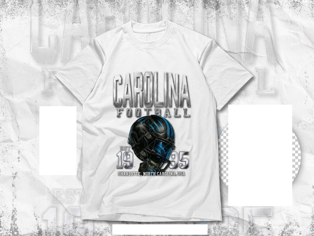 Carolina Football Clipart White Shirt
